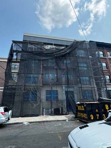 Stucco project Crown Heights Brooklyn