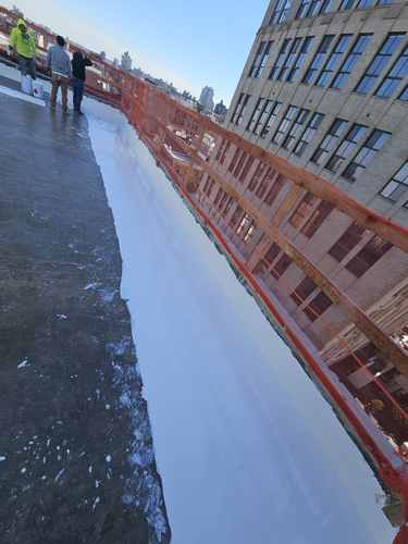 MLM crew white roof NYC