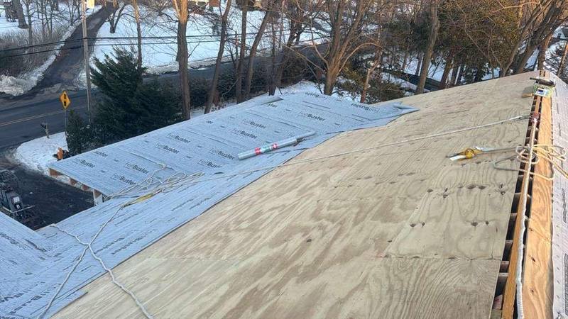 FeltBuster installed full roof deck NJ